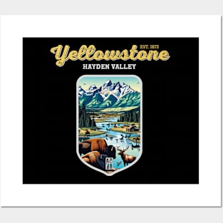 USA - NATIONAL PARK - YELLOWSTONE Hayden Valley - 7 Posters and Art